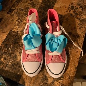 Jojo Siwa pink sparkle sneaker